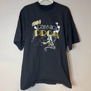 Vintage 1996 Gibbs High Prom 90s Prom Graphic T-Shirt